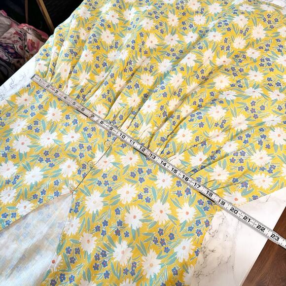 Rove Sunchaser Dress Marguerite Floral French Linen Mini Dress Women’s Size XL - Picture 14 of 14